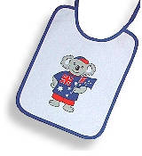 Baby Bibs "Koala with Flag"