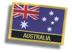 Aufnäher - AUS & Australian Flag