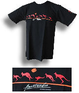Running Kangaroos - Gooses Australien T-Shirt