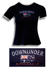 Downunder - Gooses Australien Damen Shirt (bl)
