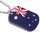 Halskette Dog Tag - Australien Flagge